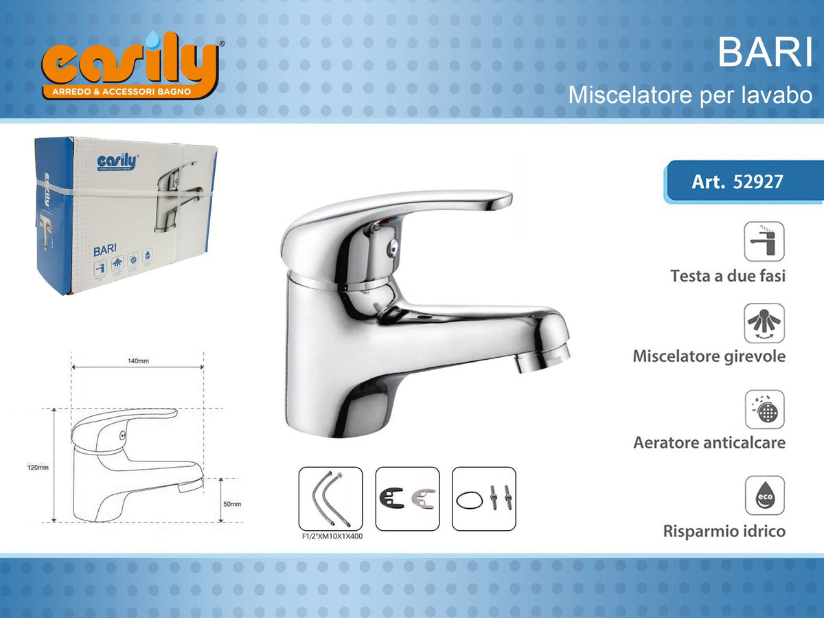 Miscelatore monocomando per lavabo BARI