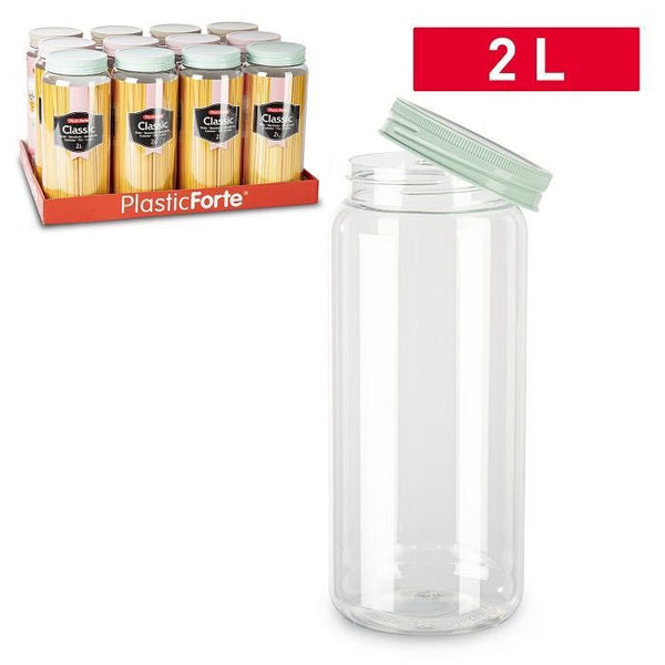BARATTOLO PLASTICA CLASSICO 2L 11X11X25.5CM