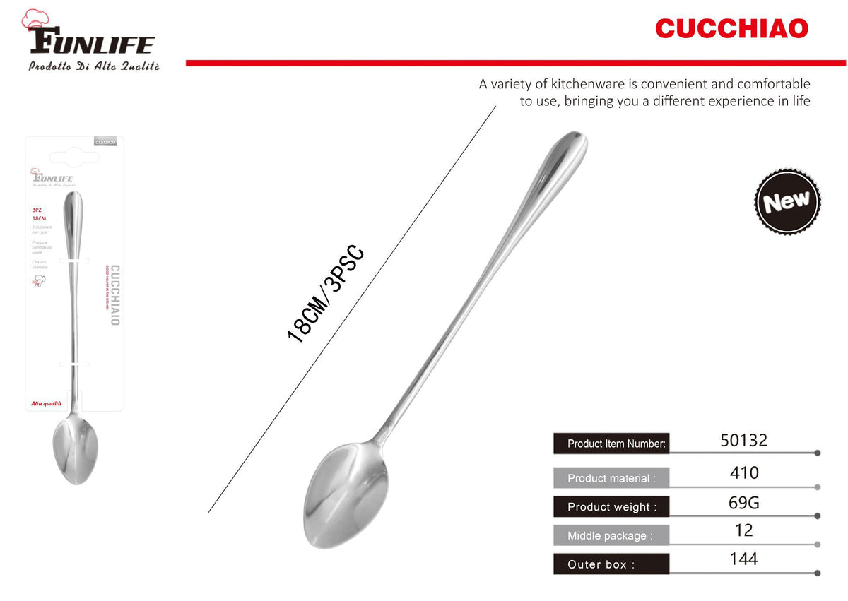 Cucchiaio 1012, confezione da 3 pezzi