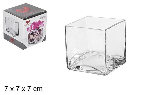 C.M VASO DI VETRO 7CM