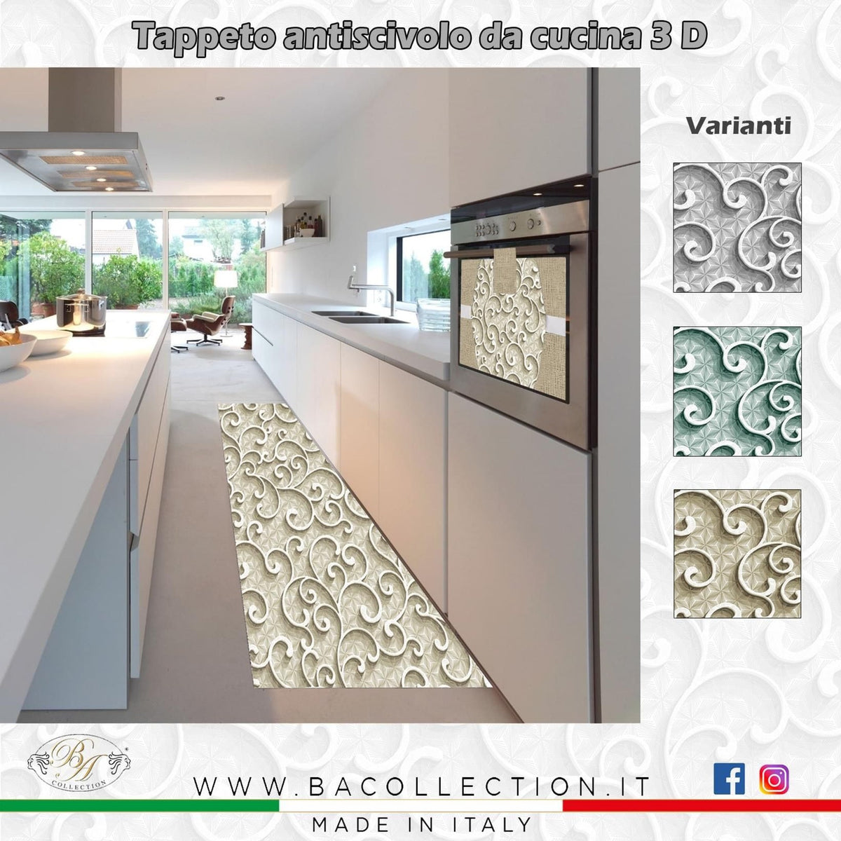 Tappeto Antiscivolo da Cucina