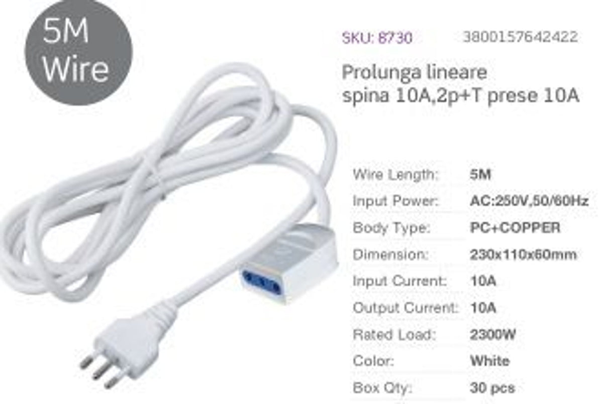 Prolunghe e avvolgicavo – 2 varianti