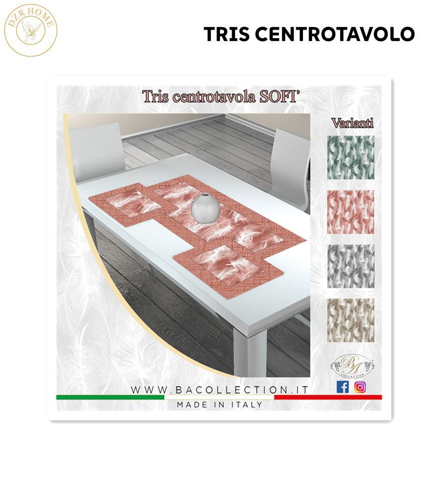 TRIS CENTROTAVOLO SOFT