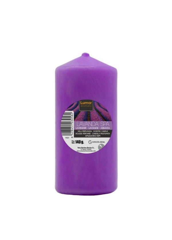 2PZ CANDELE ANTITABACO LILA 110X47CM