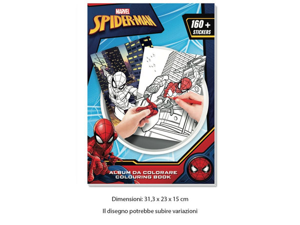 Album da colorare Spider-Man con oltre 160 adesivi