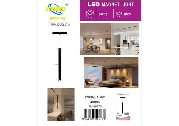 Lampada a sospensione cilindrica