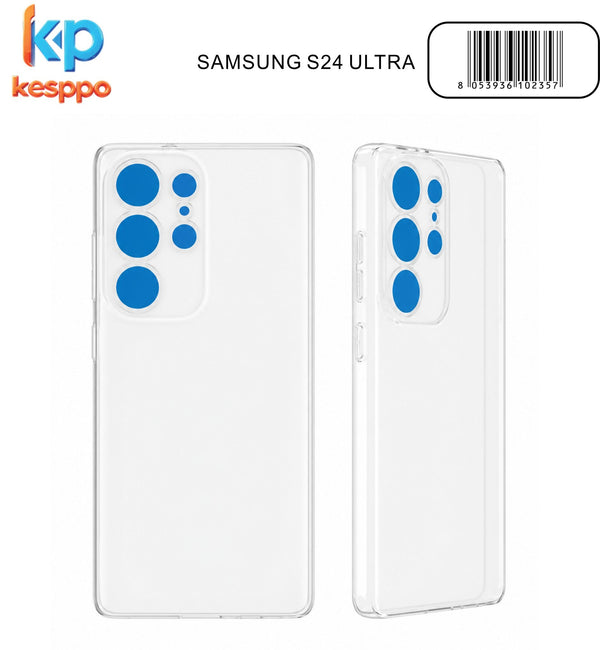 Custodia per Samsung Galaxy S24 Ultra – trasparente, in silicone