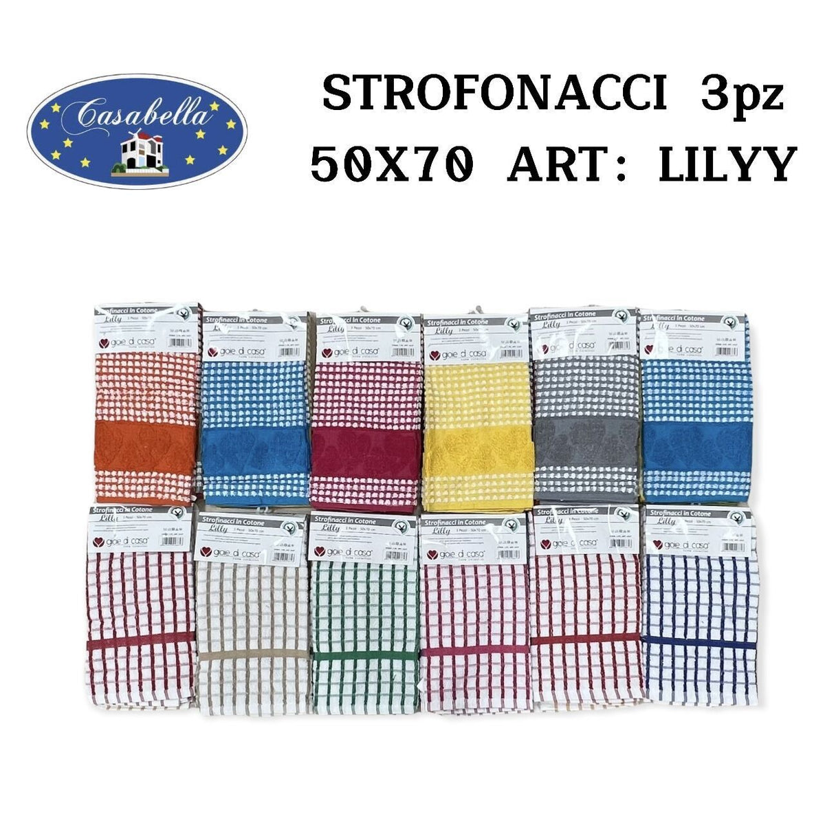 Strofinacci 3PZ 50X70