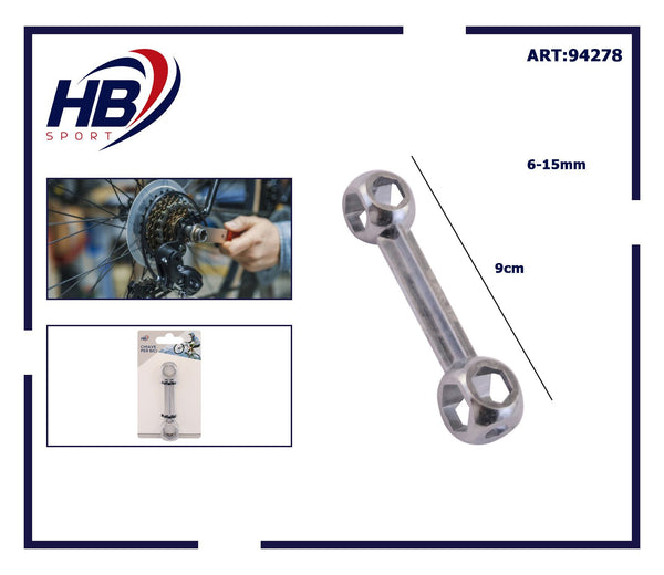 Chiave multipla per bicicletta, 6–15 mm