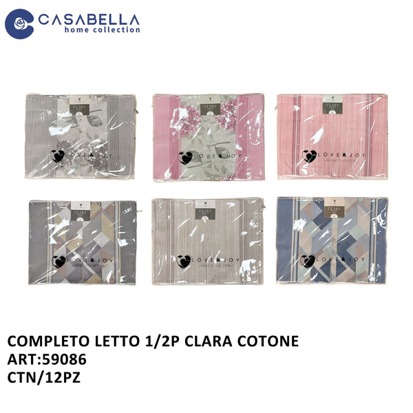 Completo Letto 1/2P in Cotone