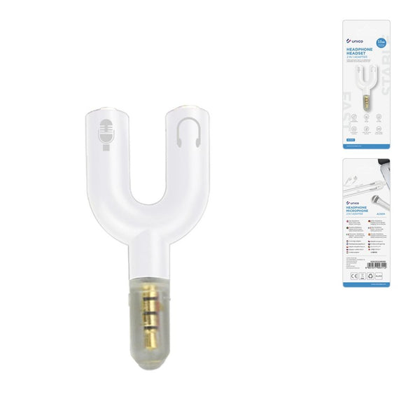 AC8311 Adattatore a forma di U 2 in 1 per cuffie