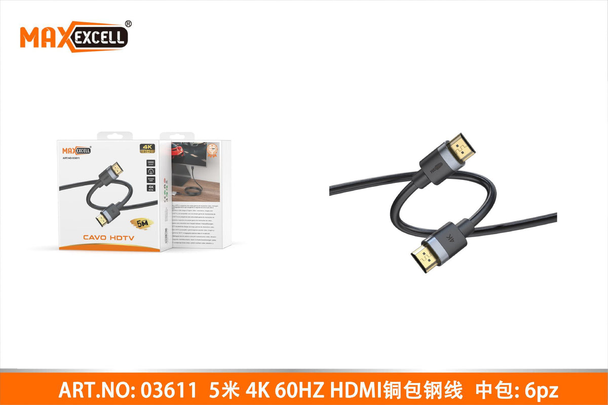 Cavo HDMI 4K 60HZ 5M