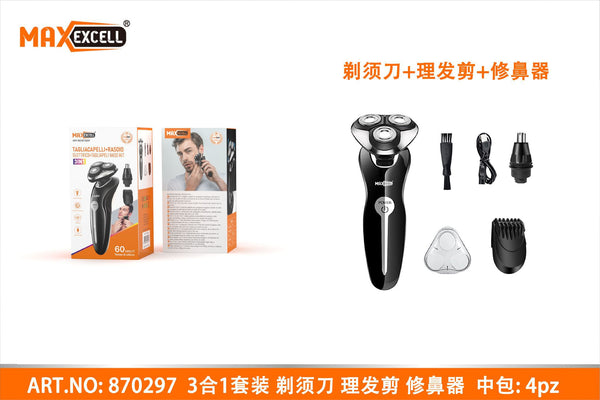 Rasoio Kit 3 in 1