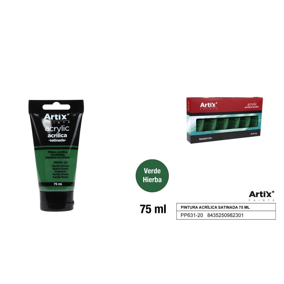 Pennarello o colore – PITTURA ACRILICA 6 PZ VERDE PP63120