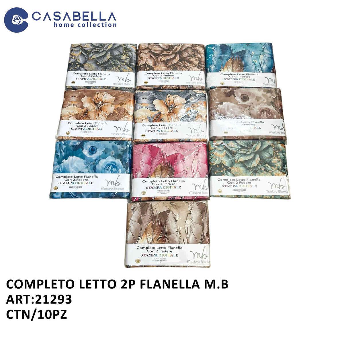 Completo Letto 2P Flanella M.b