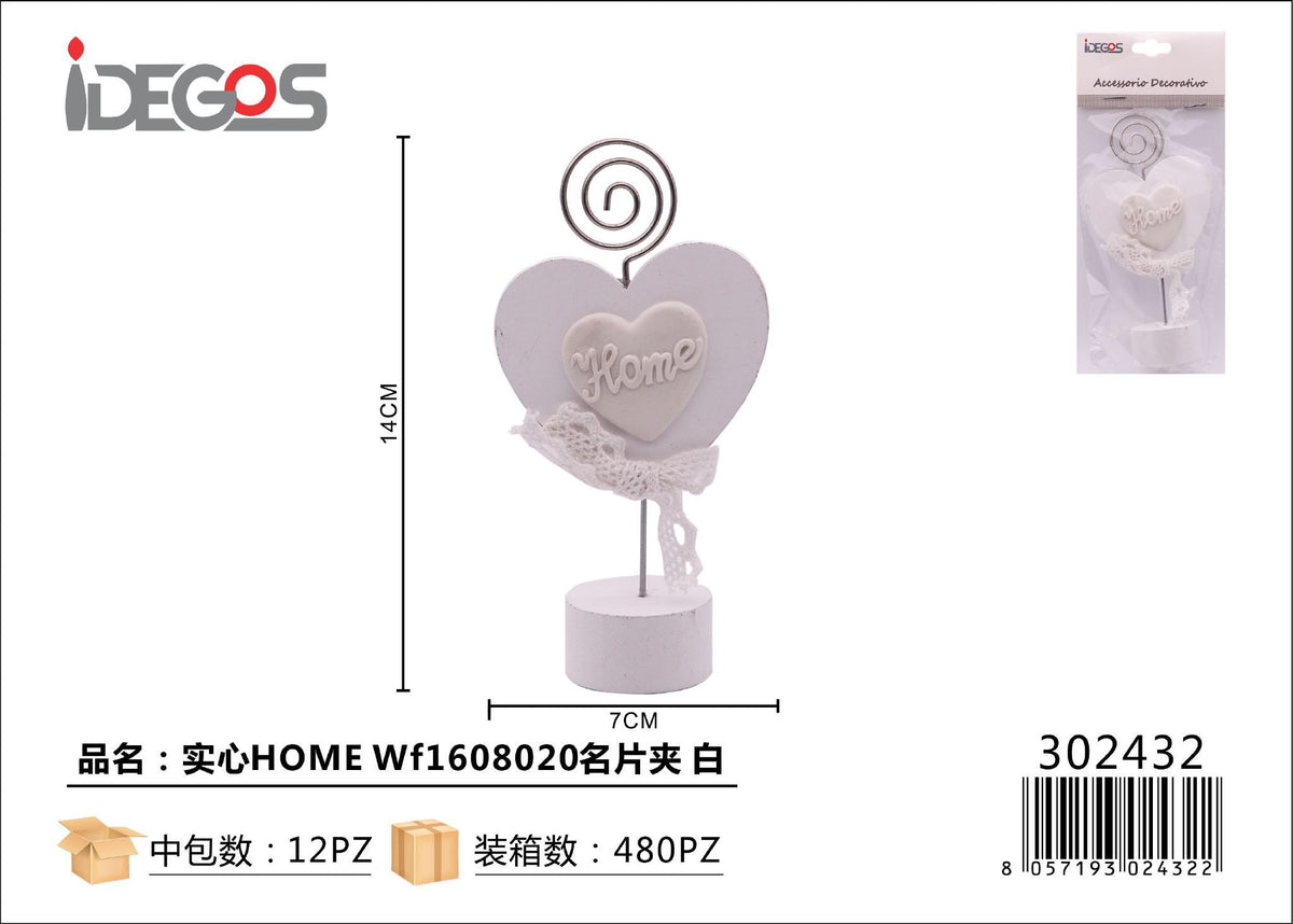 Portabiglietto HOME bianco, modello WF1608020