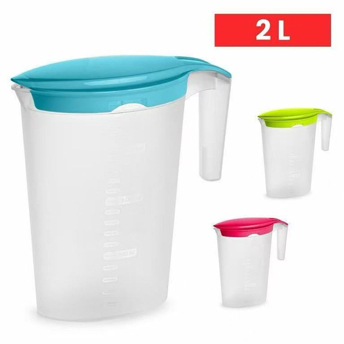CARAFFA TROPICAL 2L PLASTICA 11.5X21.5X22.5CM