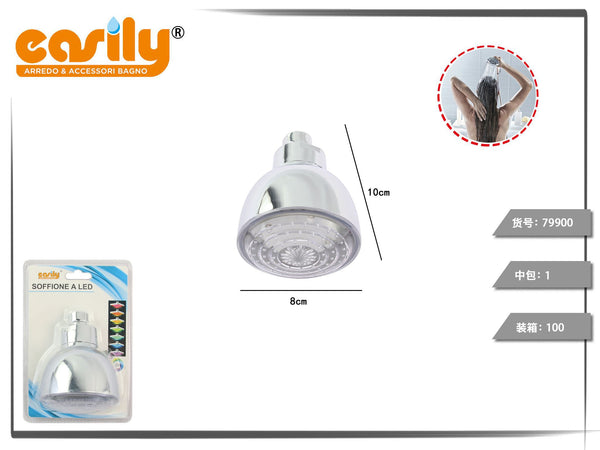Soffione doccia compatto a LED