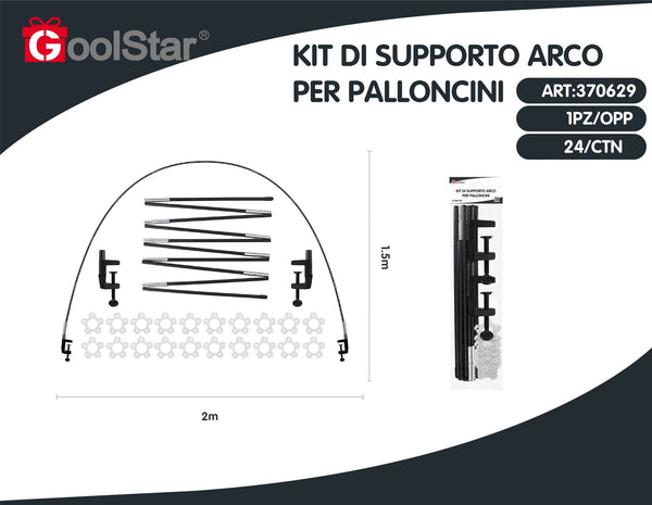 Kit arco da tavolo per palloncini