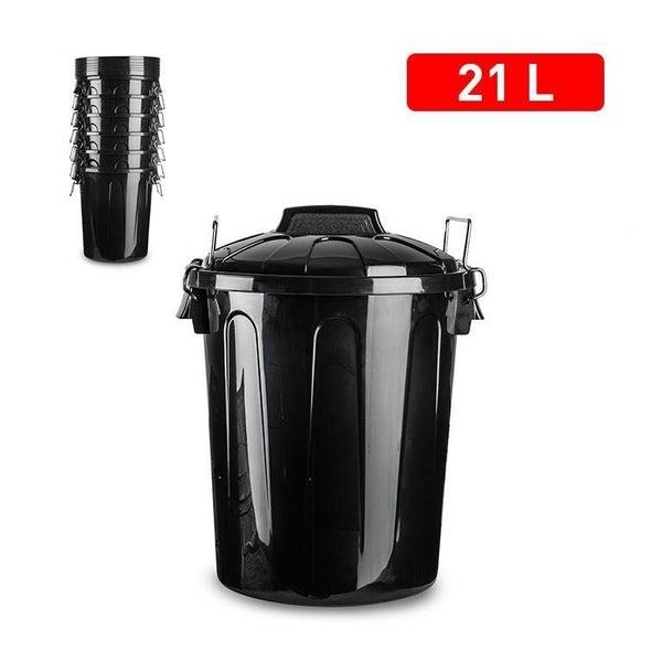 BIDONE 21LT 35X33X42.5CM NERO