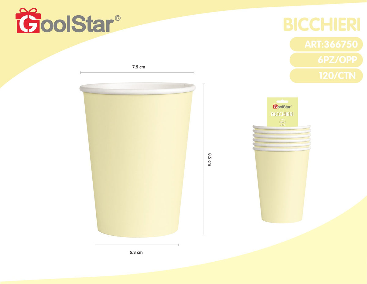 Bicchieri in carta per feste, 9 oz