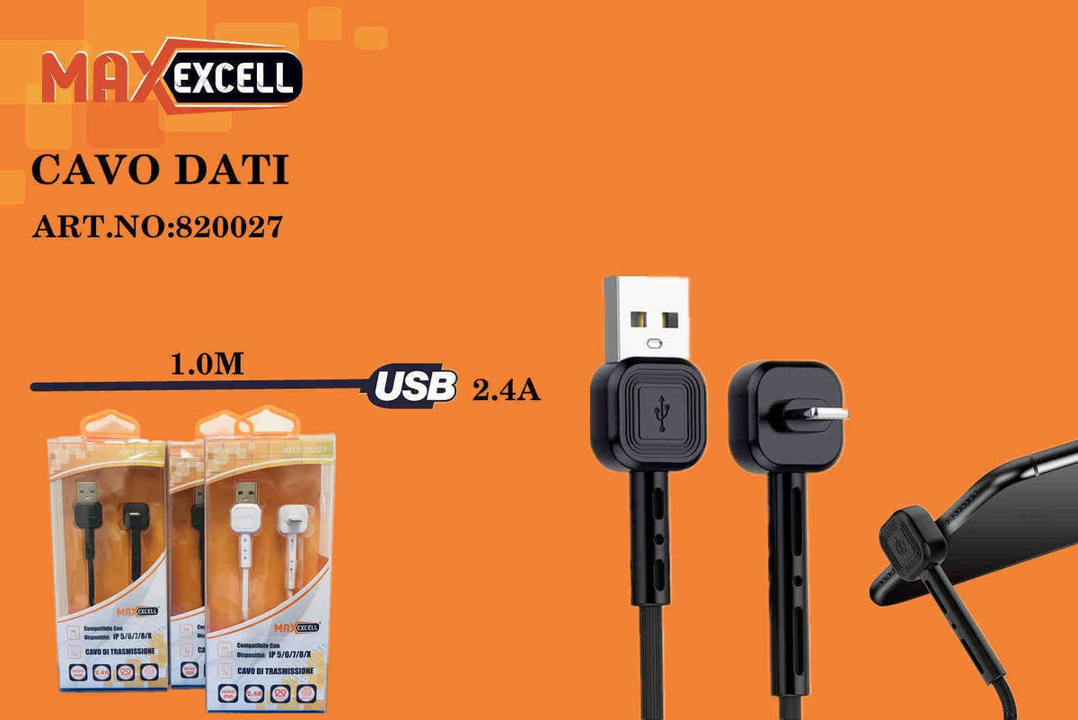 Cavo LIGHTNING 1M 2.4A
