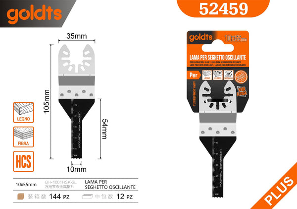Lama per sega multiuso QH-1001HSK-2L, 105 × 10 × 55 mm