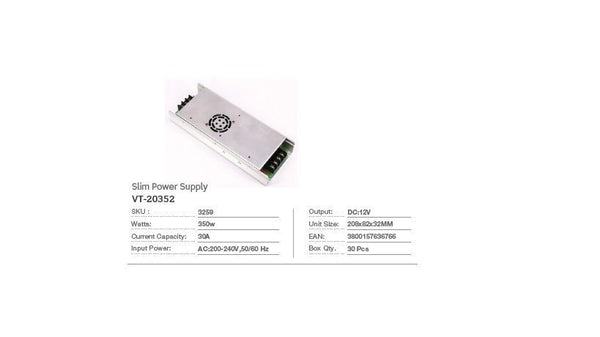 Alimentatore LED 350 W 12 V IP20