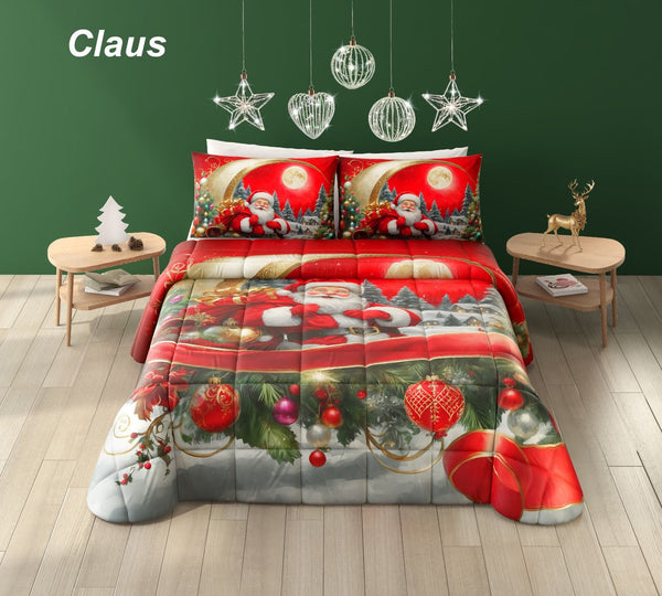 Trapunta Irge Natalizia 3D 260X270 Claus