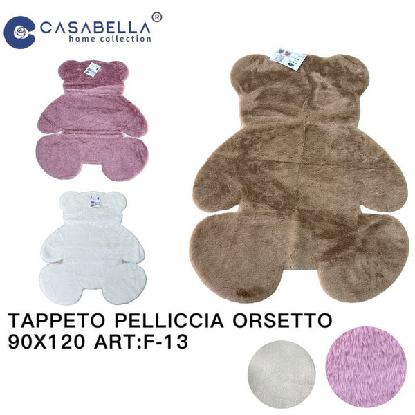 Tappeto Pelliccia Orsetto 90X120