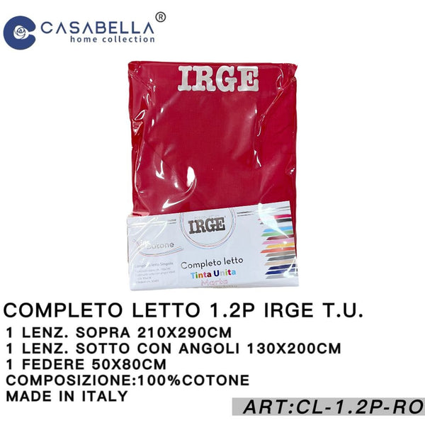 Completo Letto 1.2P Irge Bordeaux