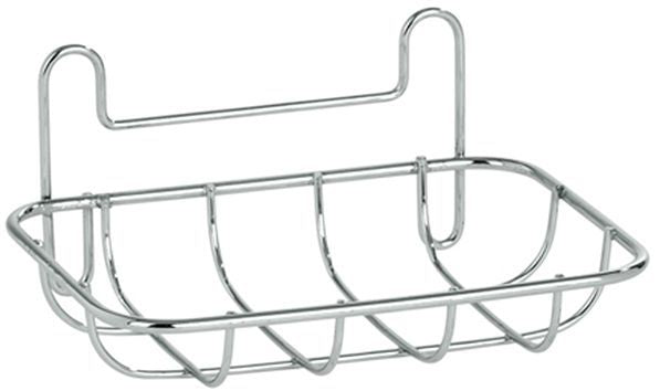PORTASAPONE DA PARETE LINEA SLIM 13X9*H6CM CROMATO