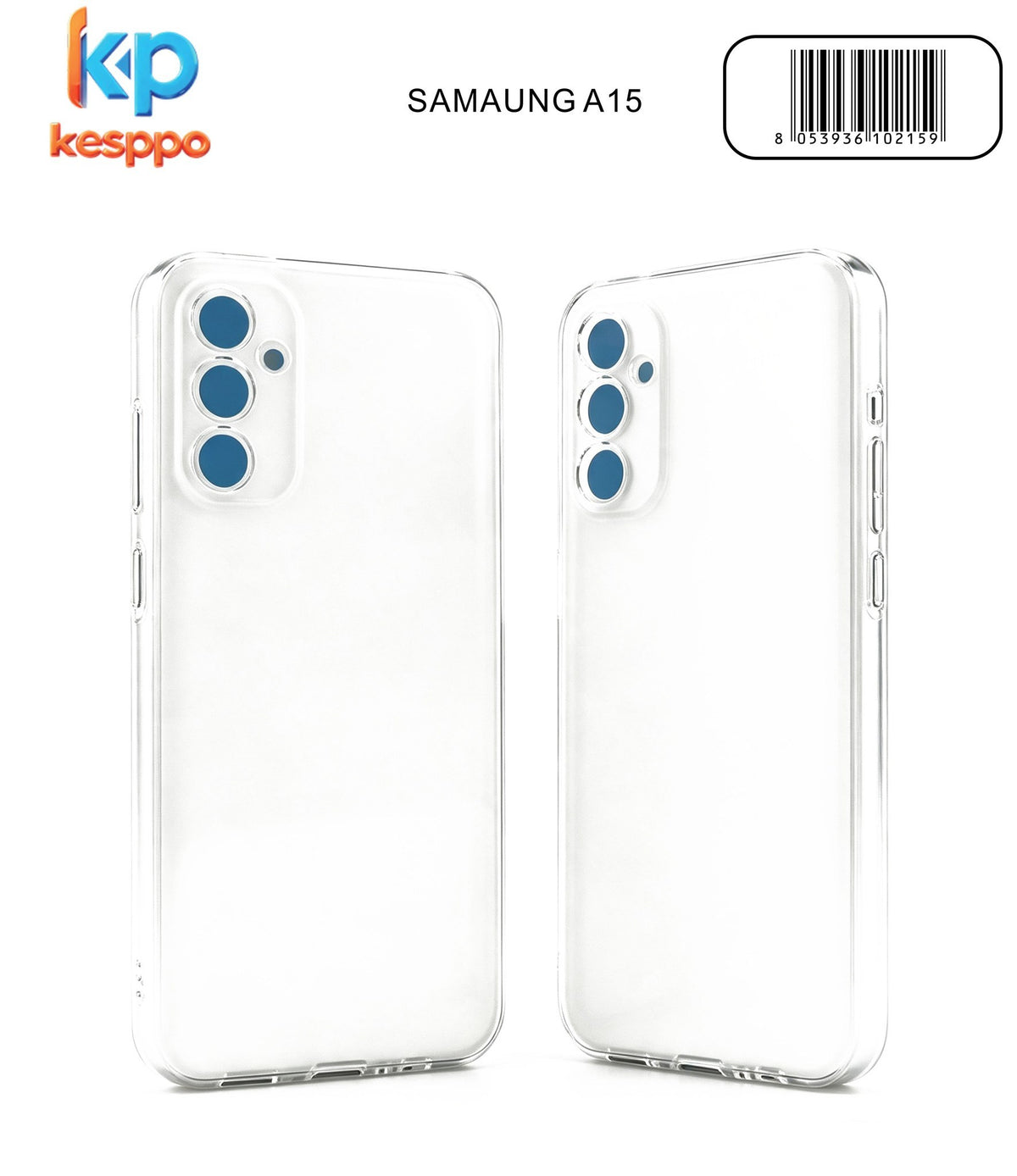 Custodia per Samsung Galaxy A15 – trasparente