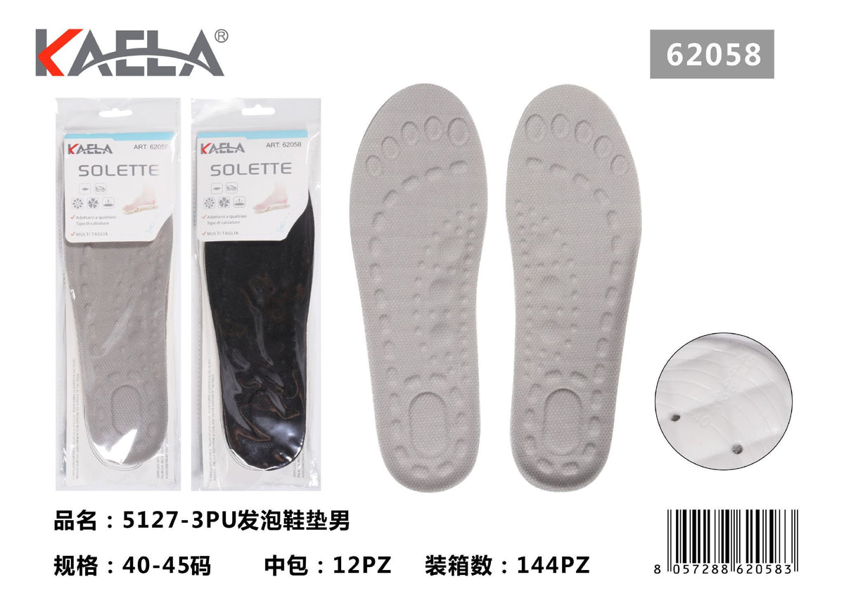 Solette 5127-3PU da uomo in PU espanso