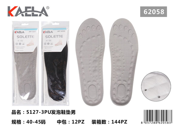 Solette 5127-3PU da uomo in PU espanso