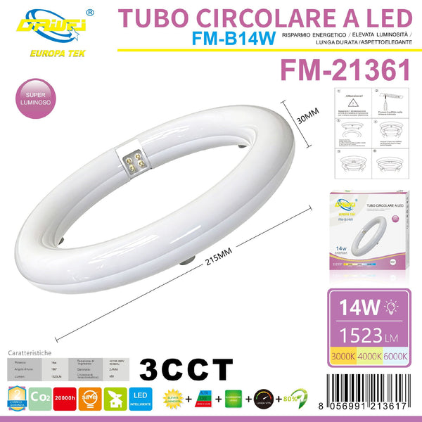Tubo LED circolare