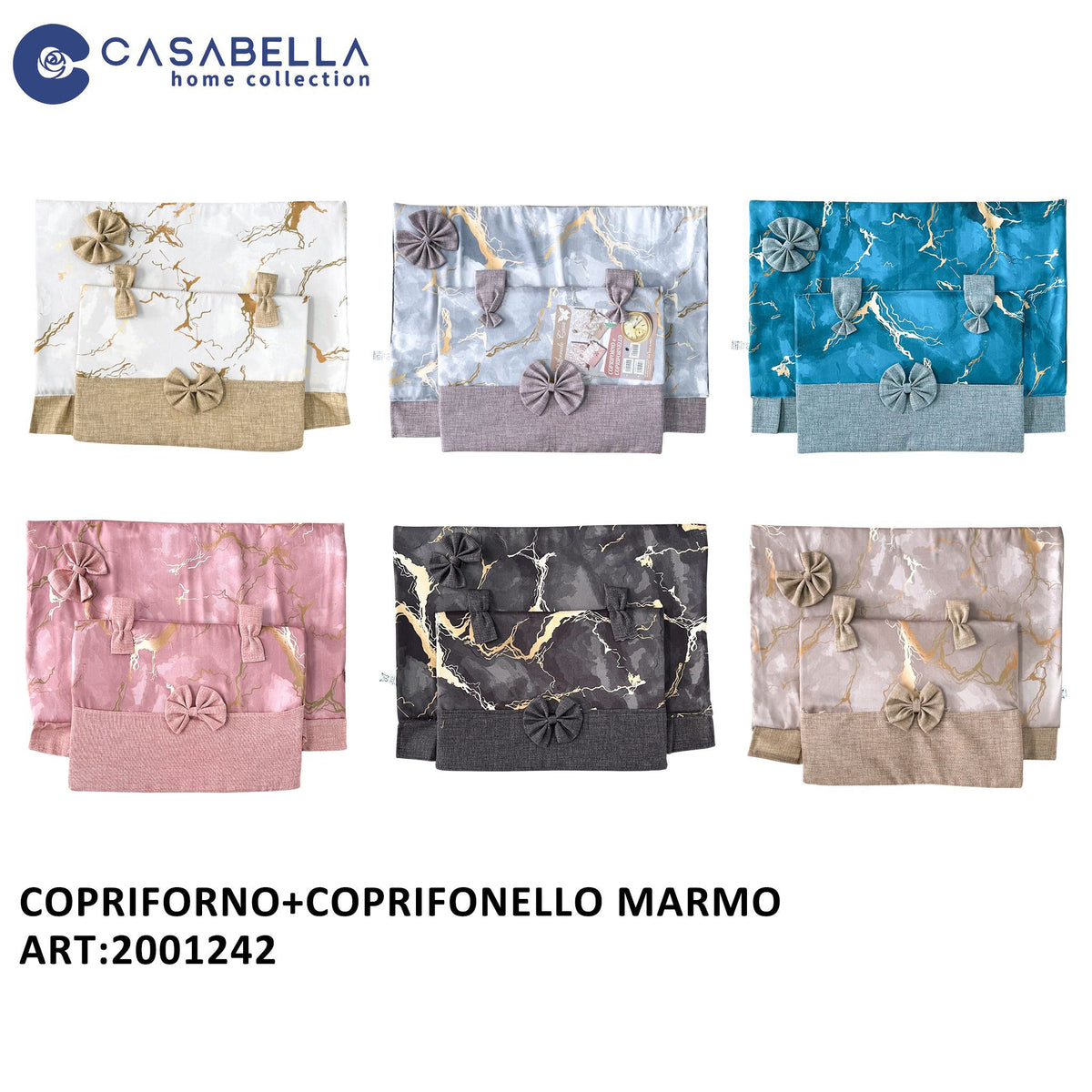 Copriforno+coprifornello Marmo