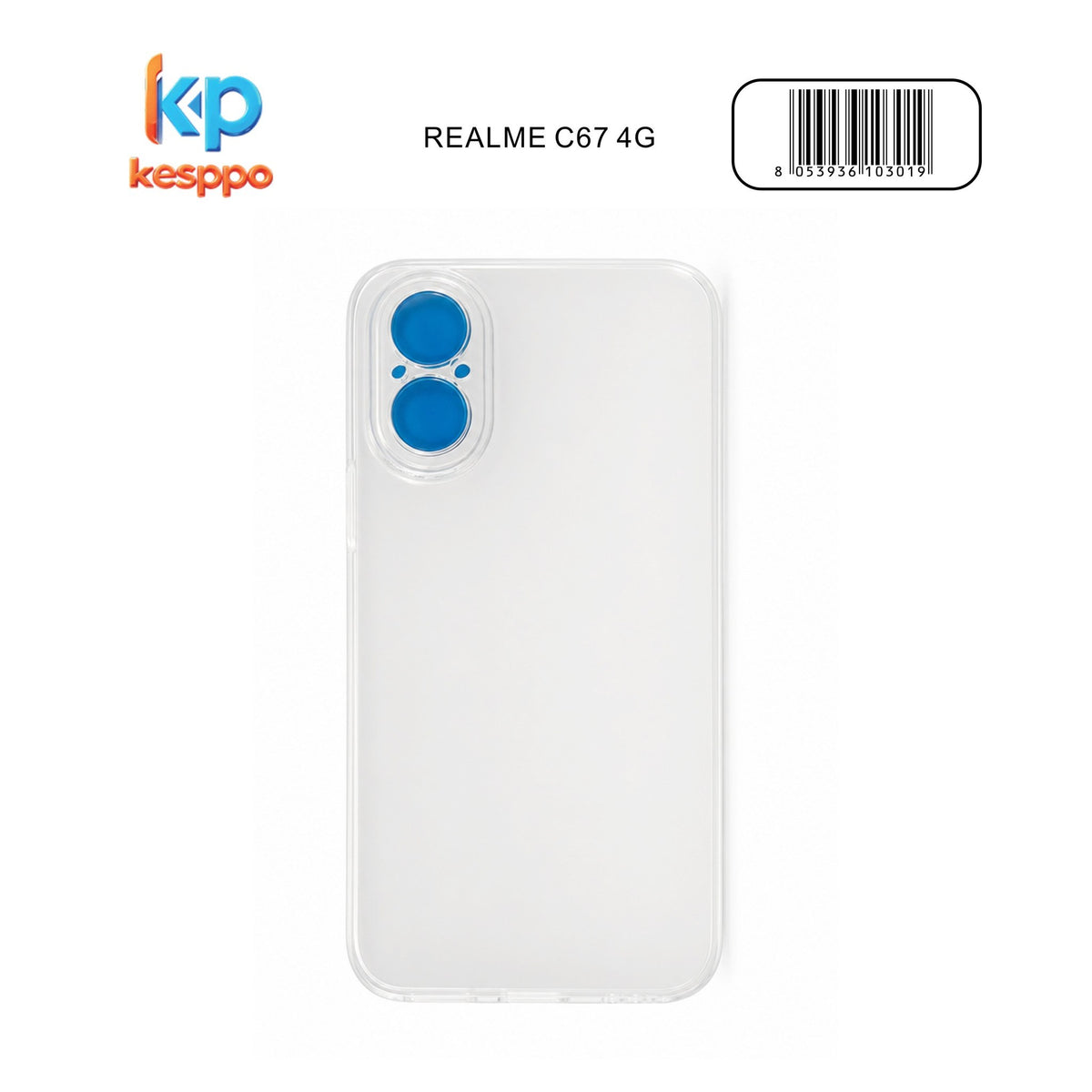 Custodia per realme C67 4G – trasparente, in silicone