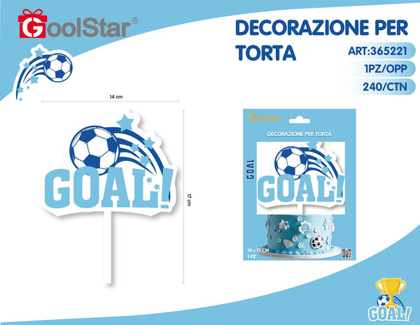 Decorazione in acrilico per torta
