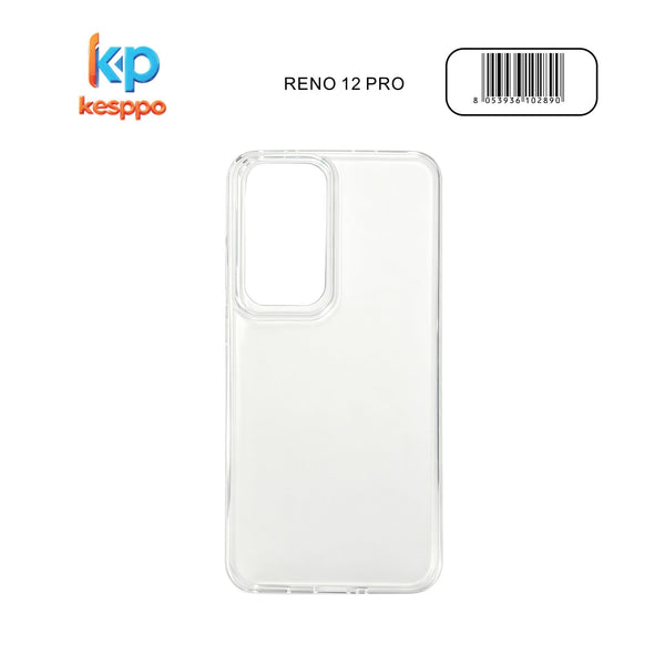 Custodia per OPPO RENO 12 Pro – trasparente, in silicone