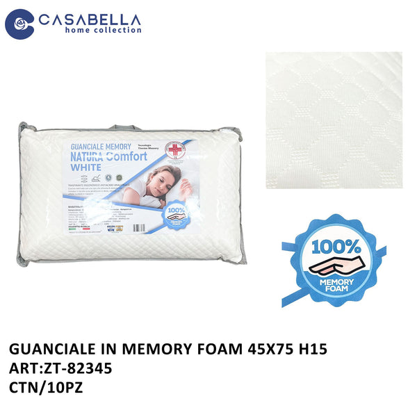 Guanciale in Memory Foam 45X75 H15