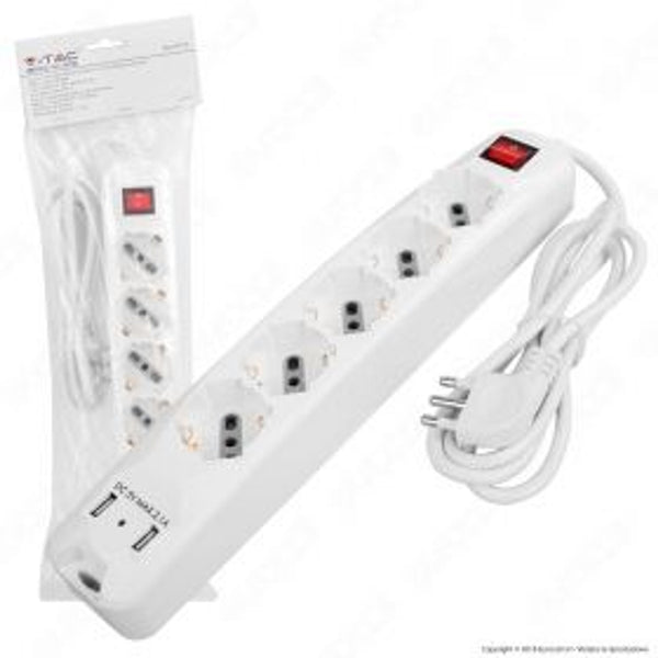 Multiprese con USB – 08715