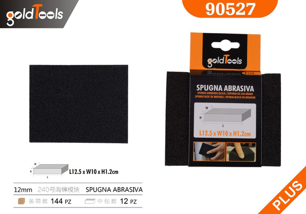 Spugna abrasiva, 12 mm, grana 240