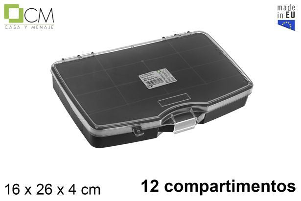 C.M CASSETTA PORTAUTENSILI PLASTICA C/12SCOMPARTI
