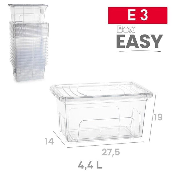 SCATOLA EASY 4.4L E3 PLASTICA TRASPARENTE