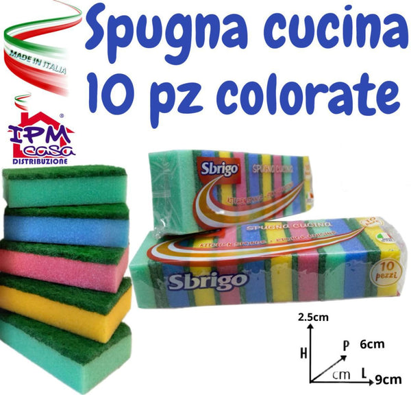 IPM SPUGNA CUCINA 32/S 10PZ COLORETE