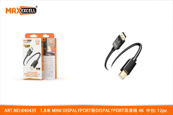 Cavo Mini Displayport a Dispalyport 4K