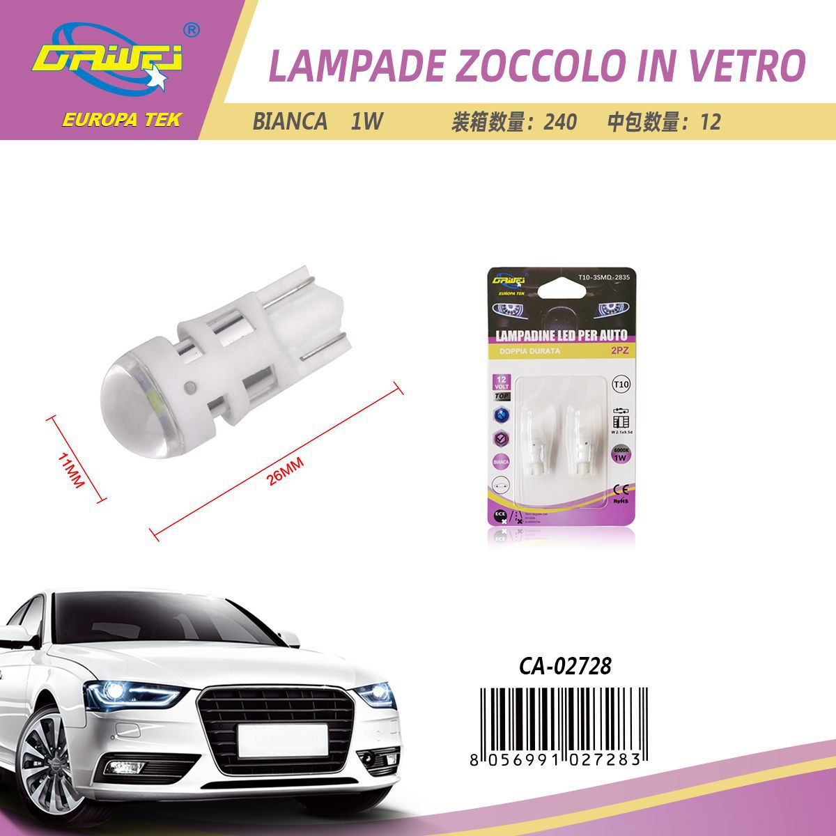Lampadina per auto