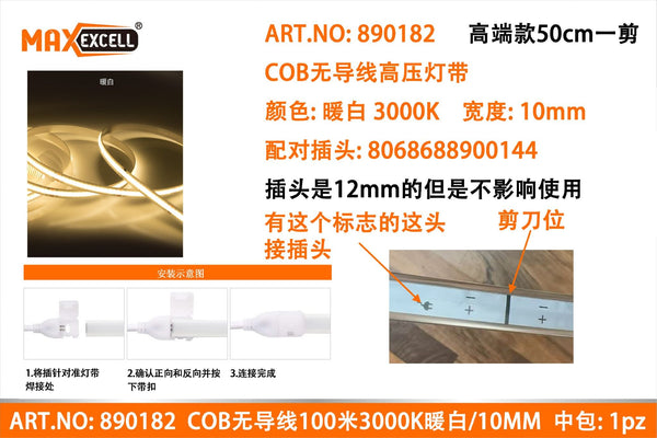 Bobina LED 100M/288D/3000K/10MM