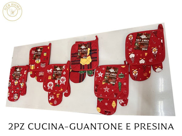 SET CHEF GUANTONE E PRESINA NATALE